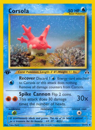 Corsola 37/75 - Neo Discovery