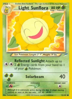 Light Sunflora 72/105 - Neo Destiny