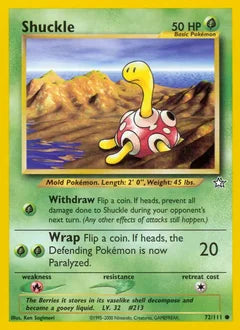 Shuckle 72/111 - Neo Genesis