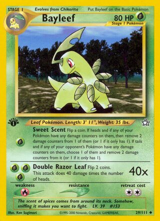 Bayleef 29/111 - Neo Genesis