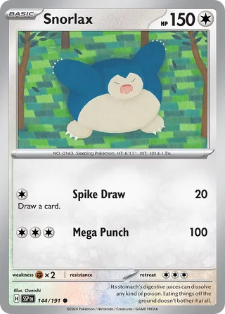 Snorlax 144/191 - Surging Sparks