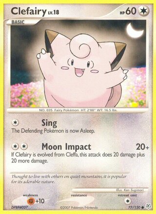 Clefairy 77/130 - Diamond & Pearl Base