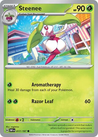 Steenee 017/197 - Obsidian Flames