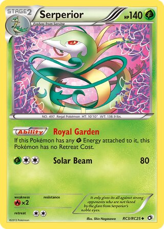 Serperior RC3/RC25 - Legendary Treasures