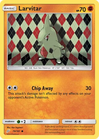 Larvitar 79/181 - Team Up