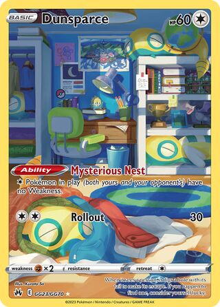 Dunsparce GG23/GG70 - Crown Zenith