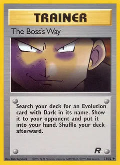The Boss's Way 73/82 - Team Rocket