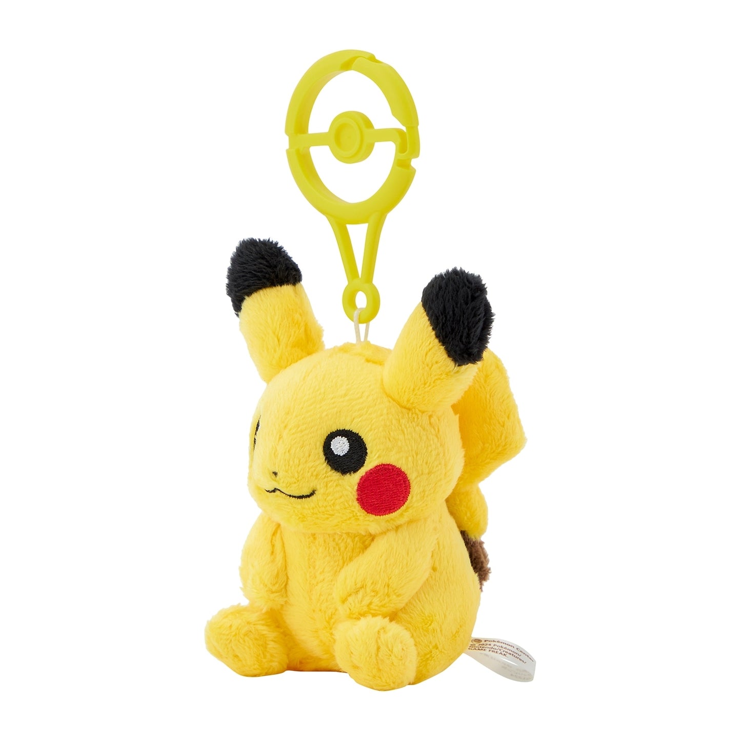 Mascot Plushie med karabinkrok – Pikachu