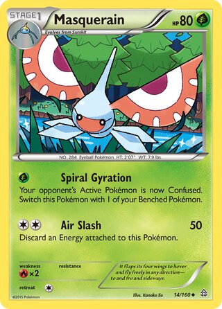 Masquerain 14/160 - Primal Clash