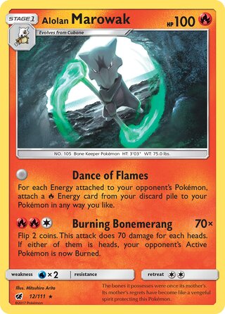 Alolan Marowak 12/111 - Crimson Invasion
