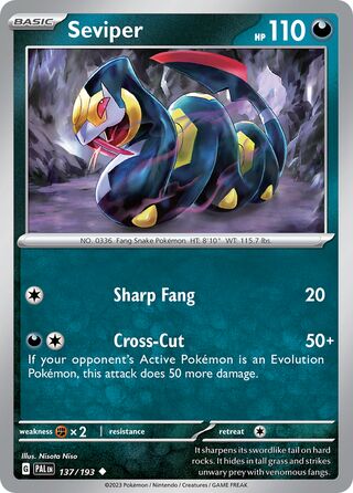 Seviper 137/193 - Paldea Evolved