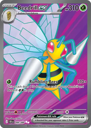 Beedrill ex 098/086 - Chaos Rising
