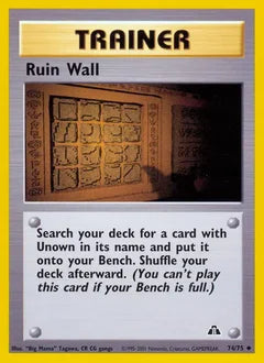 Ruin Wall 74/75 - Neo Discovery