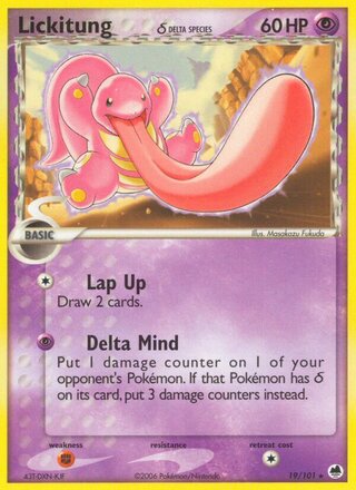 Lickitung 19/101 - Dragon Frontiers