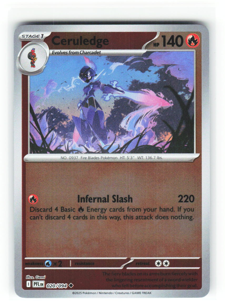 Ceruledge 020/094 - Phantasmal Flames - NM (ID: 53125426608786) - front