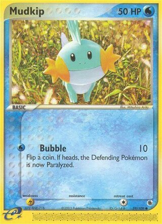 Mudkip 59/109 - Ruby & Sapphire - DMG - front