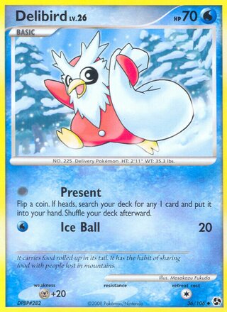 Delibird 36/106 - Emerald