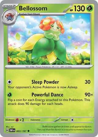 Bellossom 003/197 - Obsidian Flames