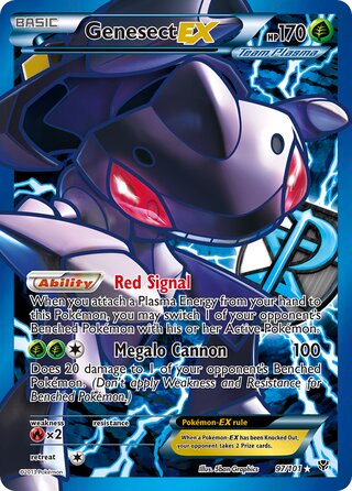 Genesect-EX 97/101 - Plasma Blast