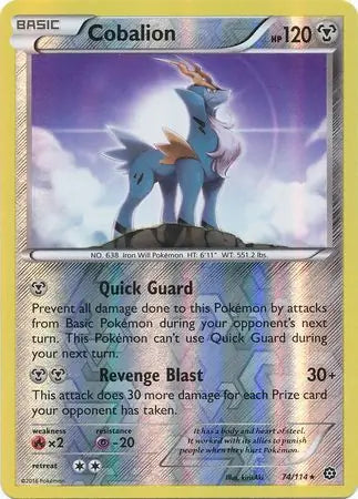 Cobalion 74/114 - Steam Siege