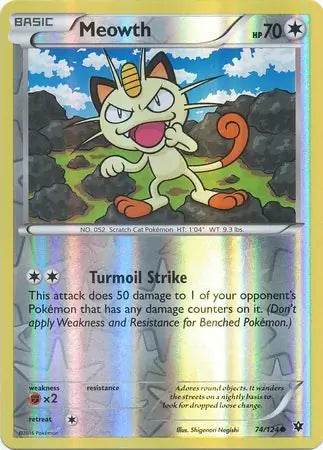 Meowth 74/124 - Fates Collide