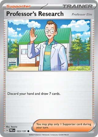 Professor's Research 123/131 - Prismatic Evolutions