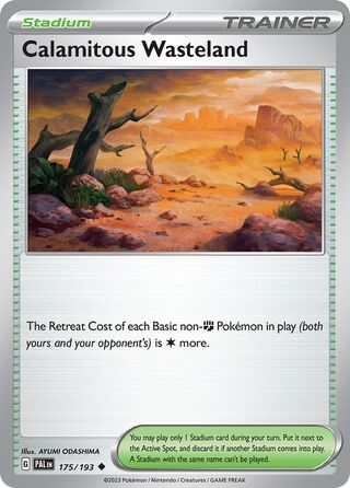 Calamitous Wasteland 175/193 - Paldea Evolved