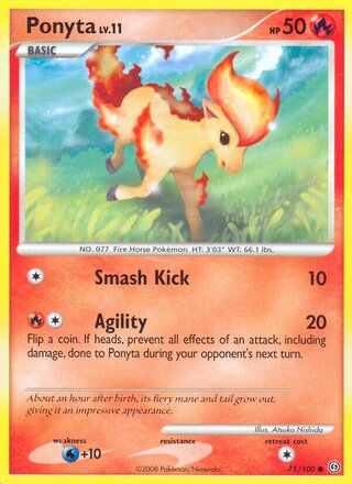 Ponyta 71/100 - Stormfront