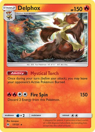 Delphox 17/131 - Forbidden Light