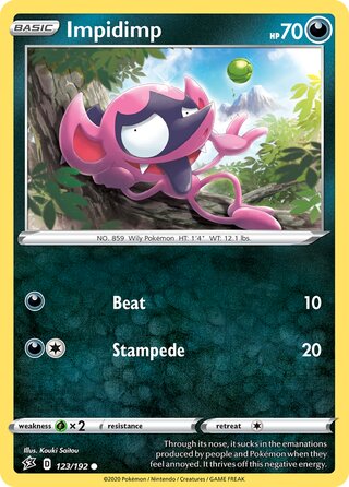 Impidimp 123/192 - Rebel Clash