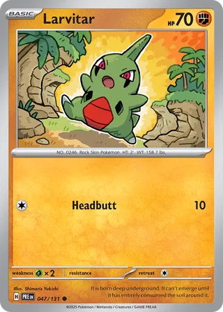 Larvitar 047/131 - Prismatic Evolutions