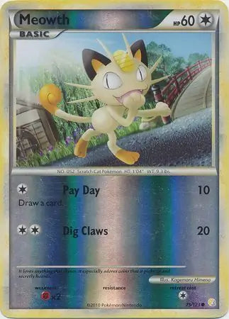 Meowth 75/123 - HeartGold & SoulSilver