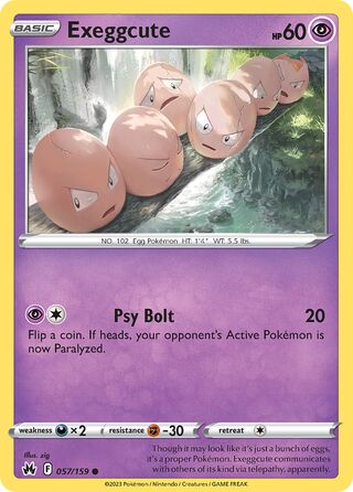 Exeggcute 057/159 - Crown Zenith