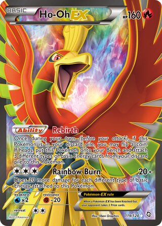 Ho-Oh-EX 119/124 - Dragons Exalted