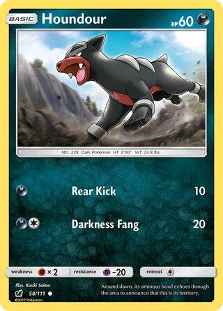 Houndour 58/111 - Crimson Invasion