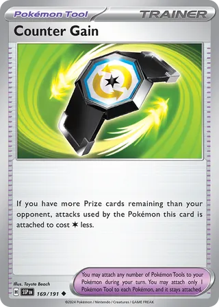 Counter Gain 169/191 - Surging Sparks