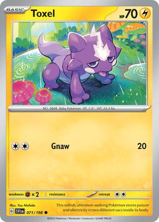 Toxel 071/198 - Scarlet & Violet Base