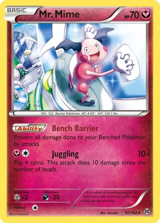Mr. Mime 97/162 - BREAKthrough