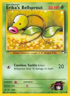 Erika's Bellsprout 76/132 - Gym Heroes