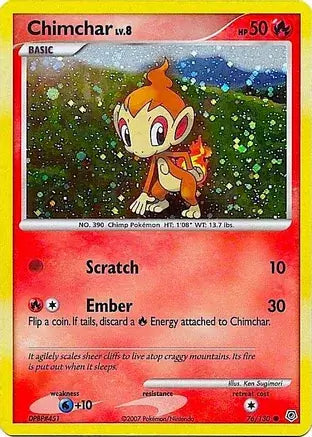 Chimchar Comos Holo 76 - Miscellaneous Promos