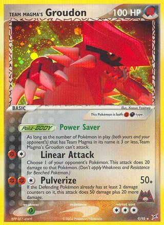 Team Magma's Groudon 9/95 - Team Magma vs Team Aqua