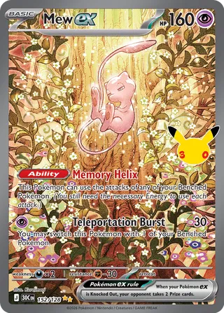Mew ex 152/128 - 30th Celebration