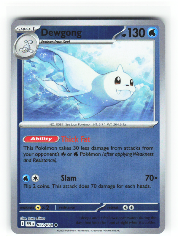 Dewgong 022/094 - Phantasmal Flames - NM (ID: 53125427070393) - front
