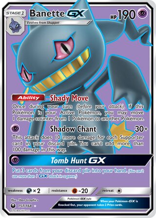 Banette-GX 157/168 - Celestial Storm