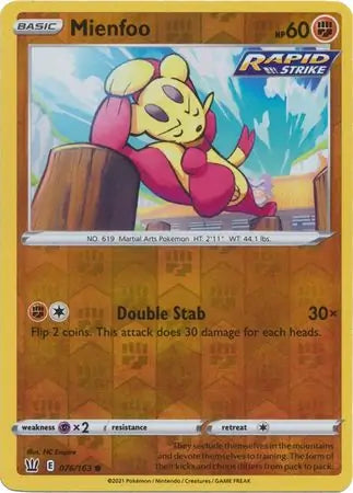 Mienfoo 076/163 - Battle Styles