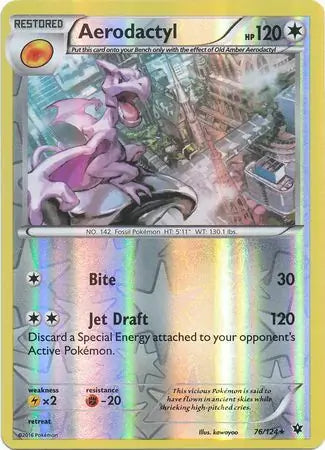 Aerodactyl 76/124 - Fates Collide
