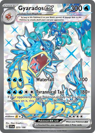 Gyarados ex 225/198 - Scarlet & Violet Base