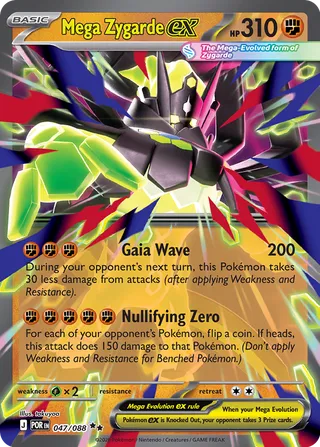 Mega Zygarde ex 047/088 - Perfect Order