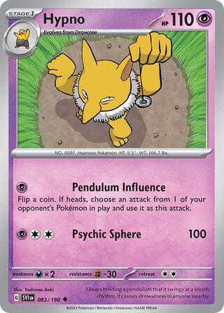Hypno 083/198 - Scarlet & Violet Base