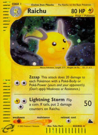 Raichu H25/H32 - Skyridge